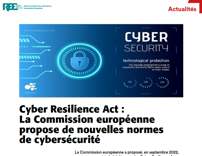 Lire la suite à propos de l’article Cyber Resilience Act : la Commission européenne propose de nouvelles normes de cybersécurité