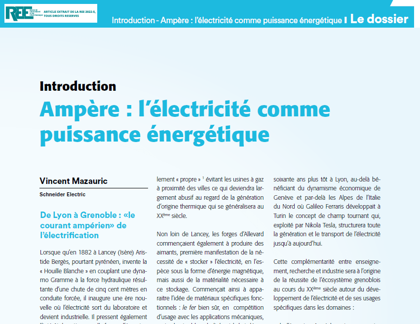 Lire la suite à propos de l’article Ampère : l’électricité comme puissance énergétique