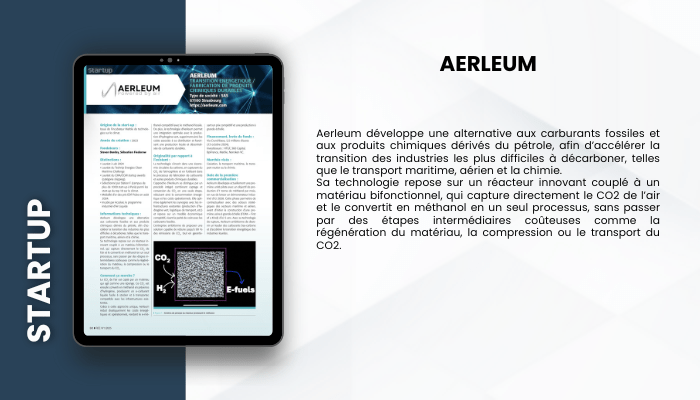 Lire la suite à propos de l’article STARTUP – Aerleum