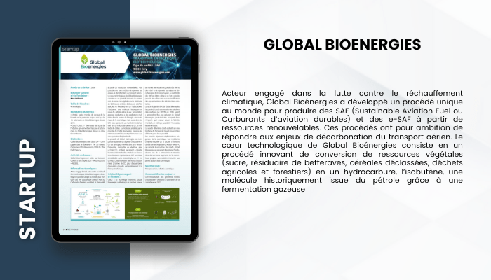 Lire la suite à propos de l’article STARTUP – Global Bioenergies