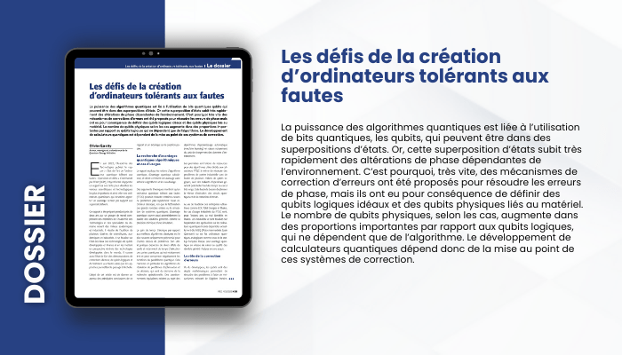 Lire la suite à propos de l’article DOSSIER – Les défis de la création d’ordinateurs tolérants aux fautes