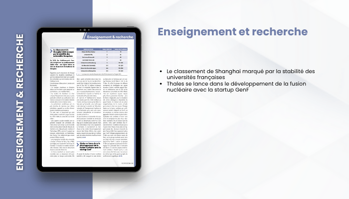 Lire la suite à propos de l’article ENSEIGNEMENT & RECHERCHE – REE 2025-3