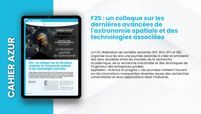 Lire la suite à propos de l’article CAHIER AZUR – COLLOQUE F2S « SCIENCE ET PROGRÈS 2024 »