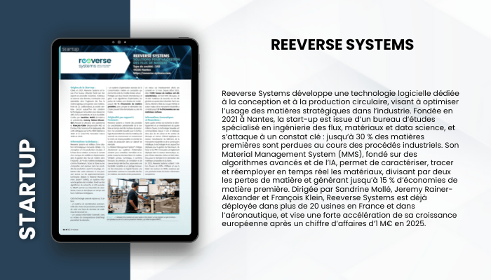 Lire la suite à propos de l’article STARTUP – Reeverse