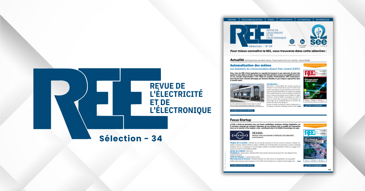 Lire la suite à propos de l’article REE Sélection N°34