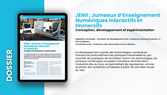 Lire la suite à propos de l’article DOSSIER – JENII : Jumeaux d’Enseignement Numériques Interactifs  et Immersifs : conception, développement et expérimentation