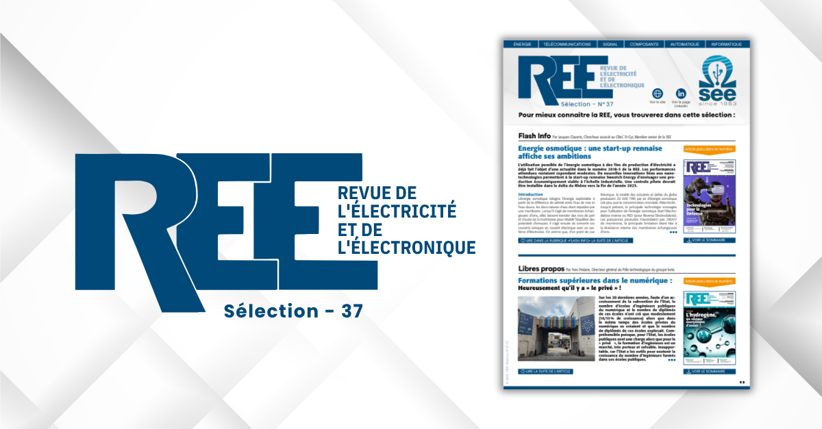 Lire la suite à propos de l’article REE Sélection N°37