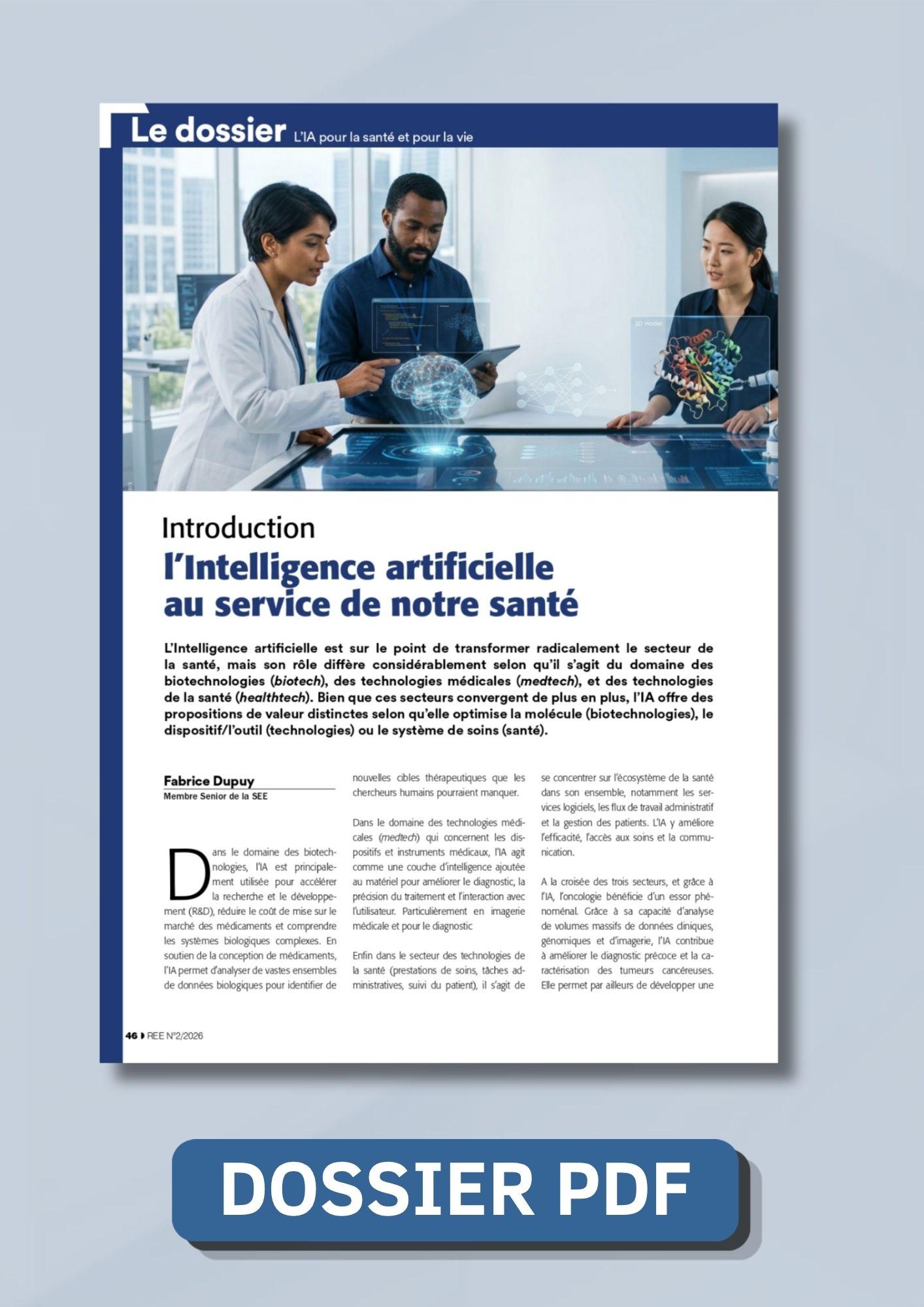 Lire la suite à propos de l’article REE 2026-2 (Dossier PDF) – IA et Santé