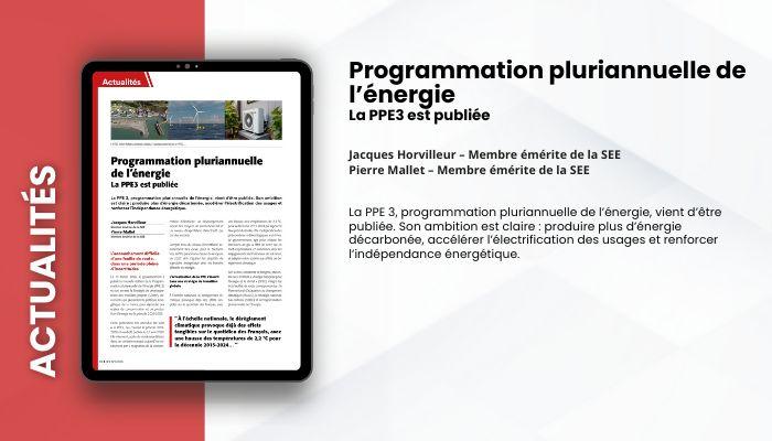 Lire la suite à propos de l’article ACTUALITES – Programmation pluriannuelle de l’énergie