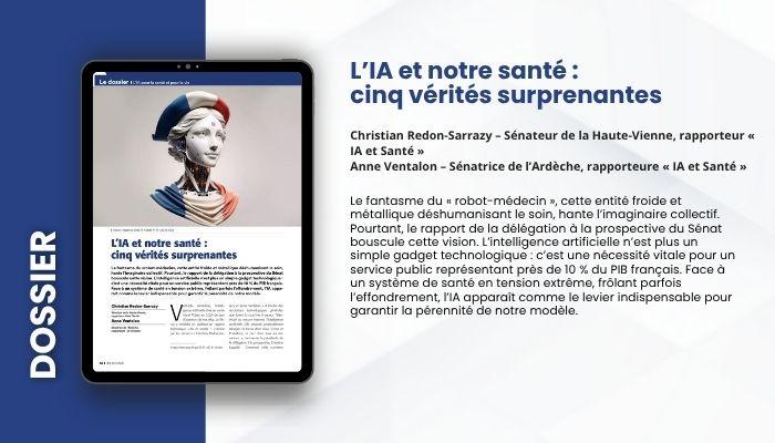Lire la suite à propos de l’article DOSSIER – Article : L’IA et notre santé :  cinq vérités surprenantes