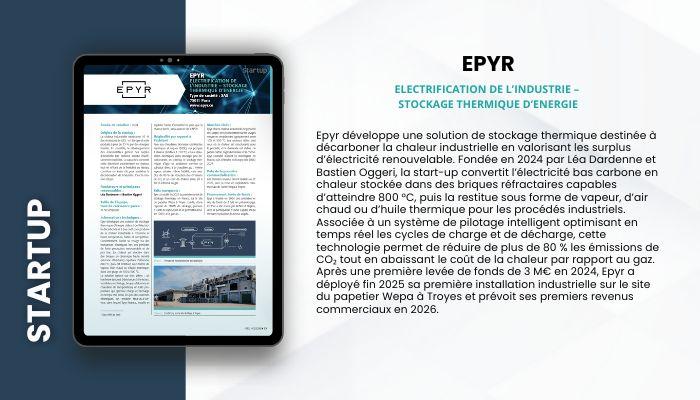 Lire la suite à propos de l’article STARTUP – Epyr