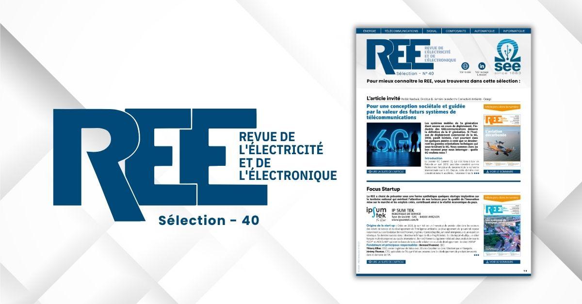 Lire la suite à propos de l’article REE Sélection N°40